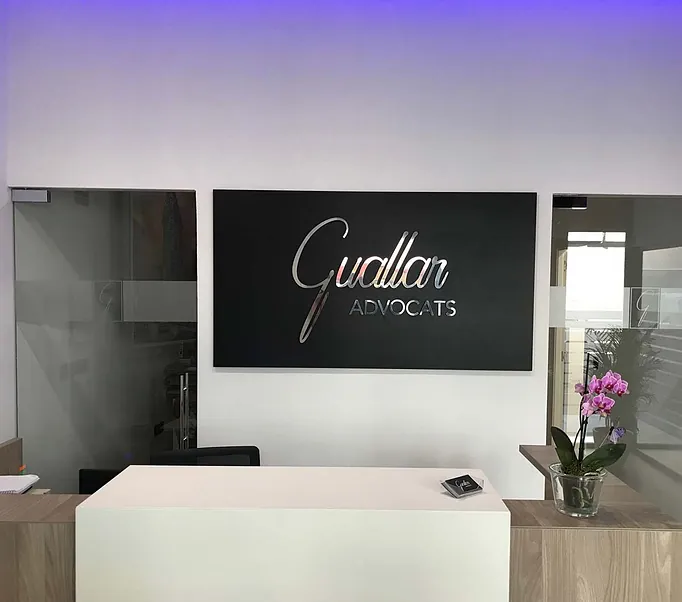 Guallar Advocats recepción de bufete de abogados